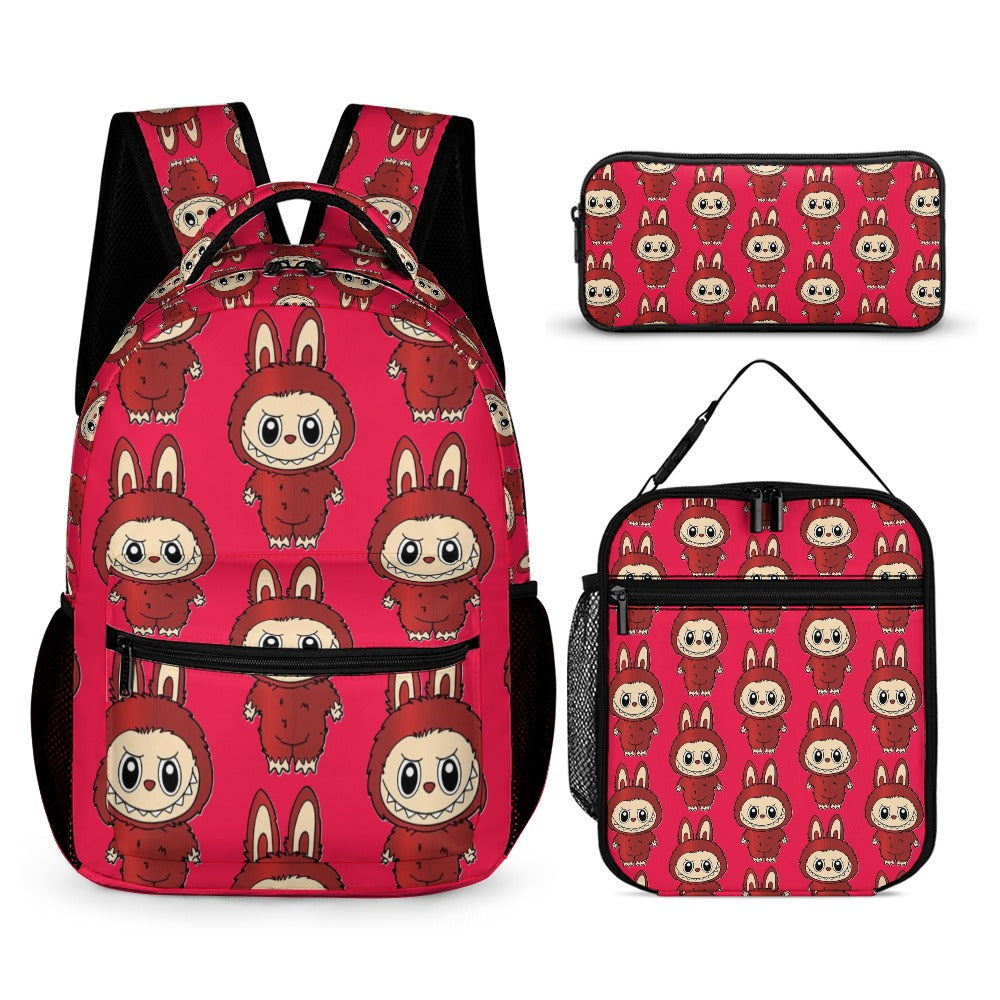 Cutest Exclusive Labubu Backpack Bundles, Three piece set combination - 10 different options to choose from!