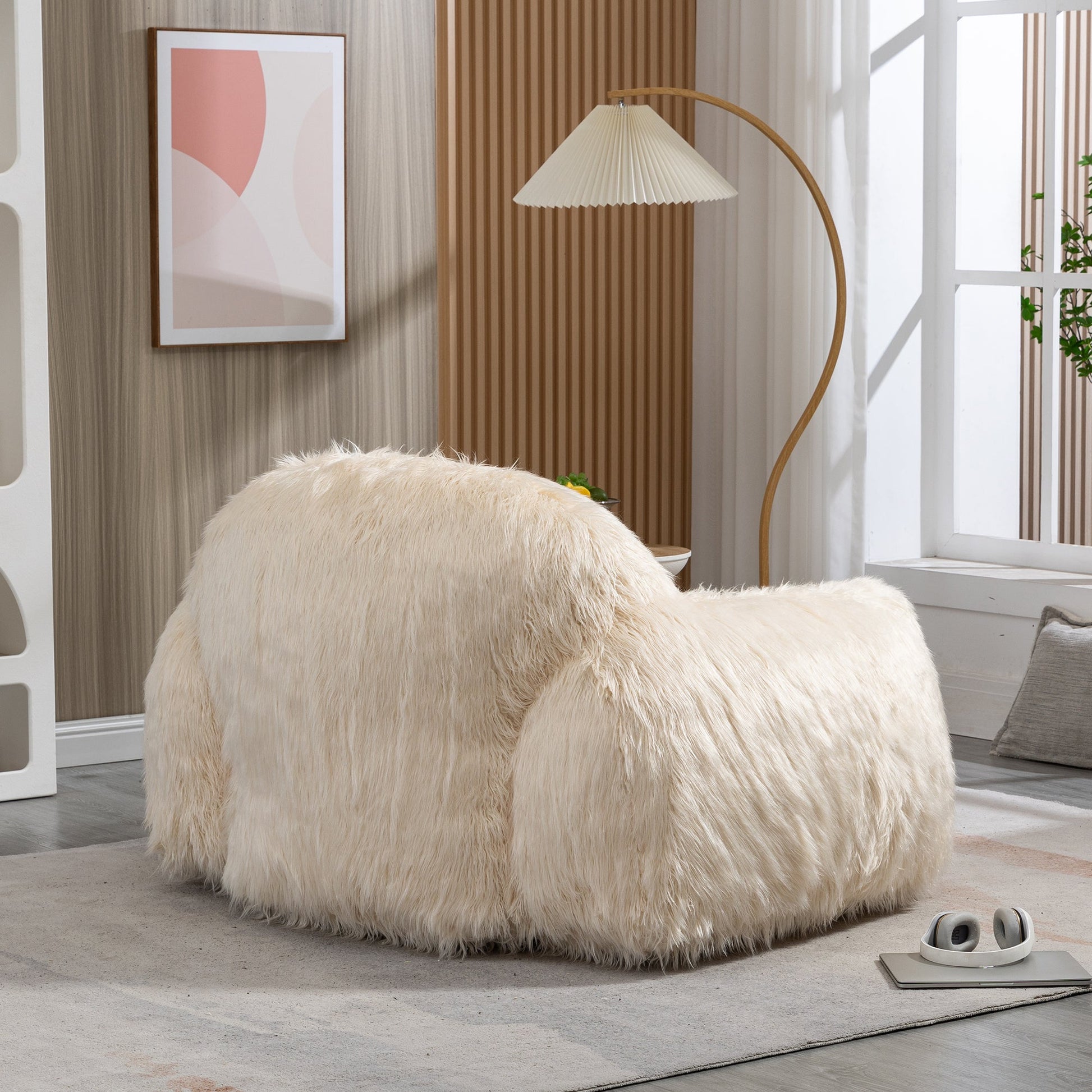 Comfy Bean Bag Chair Lazy Sofa Bean Bag Chair Adult, Teen High Density Foam