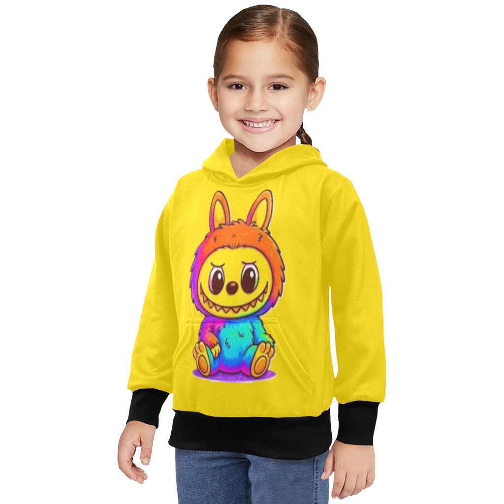 KSC's Limited Edition Labubu Hoodies -Little Girls' Long Sleeve Hoodie