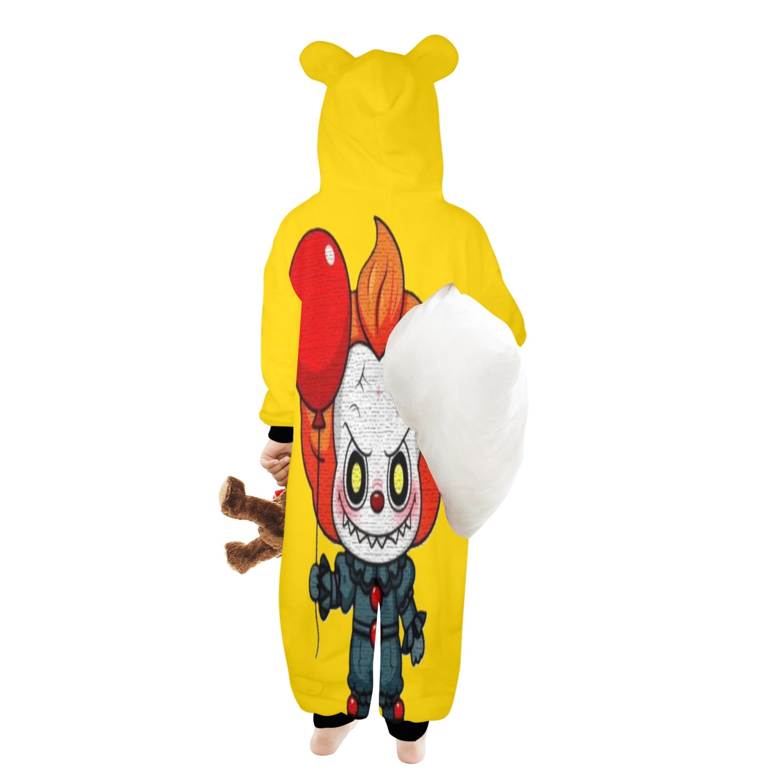 KSC's Exclusive Halloween Penny Clown Labubu Little Kid Unisex Onesie 2 to 7 years old