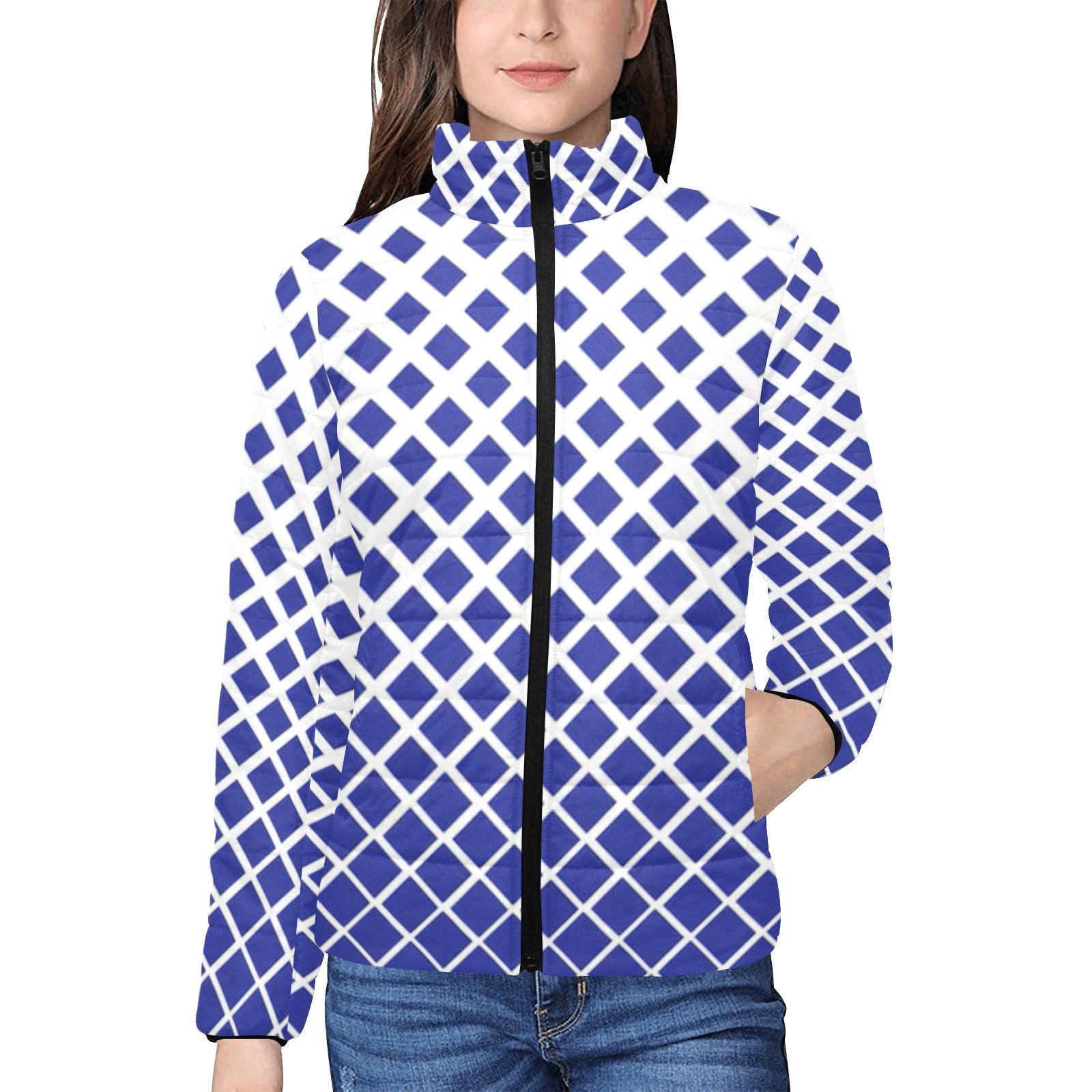 KSC's Exclusive  Women's Stand Collar Padded Jackets (10) Designs/Styles - Women's stand collar padded jacket(H41)