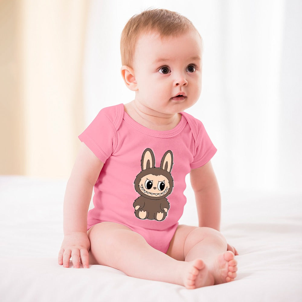 KSC's BABY LABUBU BODYSUIT -Short -Sleeve Baby's Bodysuit