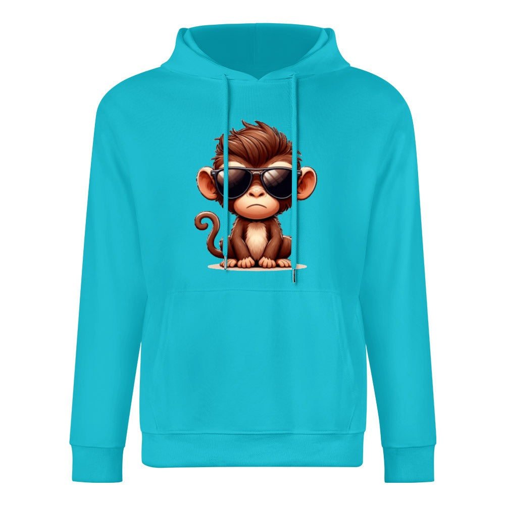 New Cool Monkey Pure cotton hooded sweater