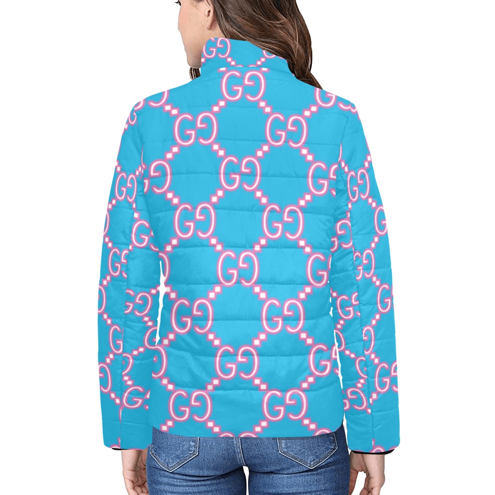 KSC's Exclusive  Women's Stand Collar Padded Jackets (10) Designs/Styles - Women's stand collar padded jacket(H41)