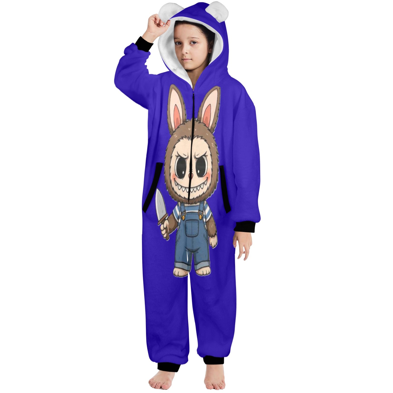 KSC's Halloween Big Kids Unisex Onesies (8 to 15 Years) Chucky Doll Labubu