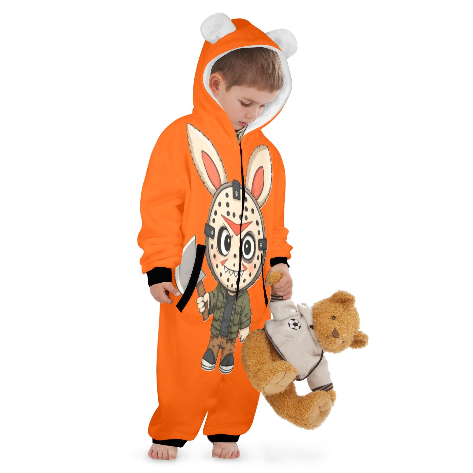 KSC's Halloween Exclusive Little Kids Unisex Onesie Labubu Jason