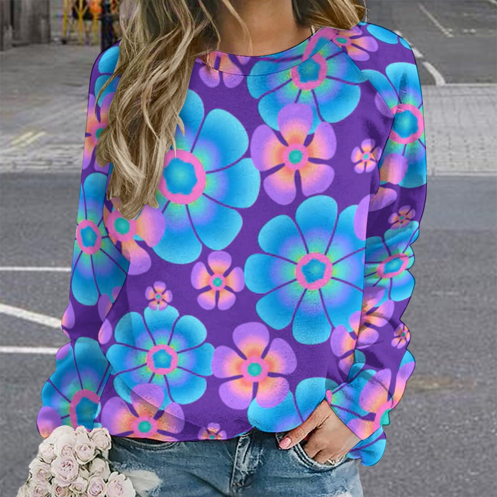 Raglan round neck KSC's Exclusive Women's Sweater Collection (10) Designs/Styles - Raglan round neck sweater