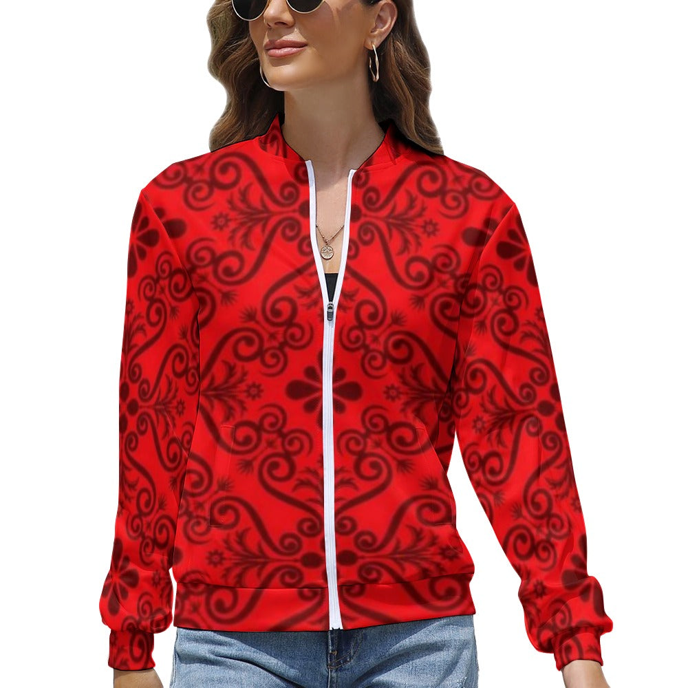 Women's Long Sleeve Zipper Jacket (10 Options) - KSC's Limited Edition Designer Collections