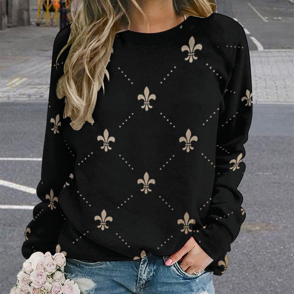 Raglan round neck KSC's Exclusive Women's Sweater Collection (10) Designs/Styles - Raglan round neck sweater