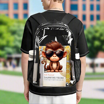 KSC's Custom Designs On Transparent Bag 17 inch New