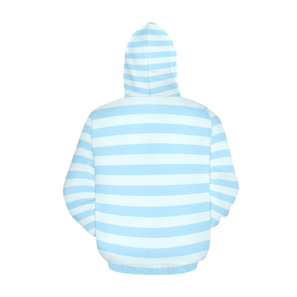 KSC's Exclusive Women's Stripe Design Hoodies Collection (10 Options) Hoodie (Model H13)