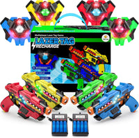🔫 Squad Up: 4-Pack Laser Tag Showdown! 🔫 USA Toyz Laser Tag Game – No Vests. No Limits. Just Pure Mayhem. -4-Pack: USA Toyz Laser Tag Game