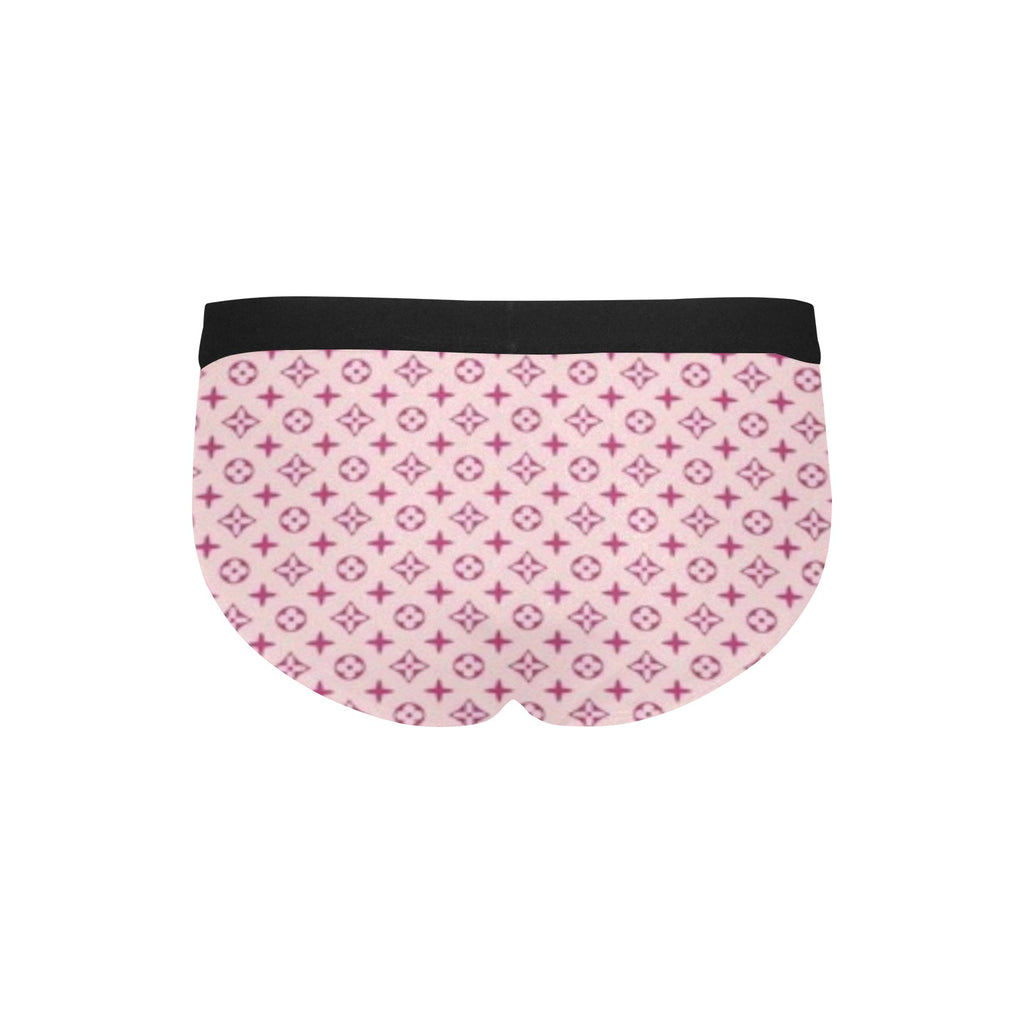 KSC's Custom Design Men's Pink Temple Mid Rise Briefs