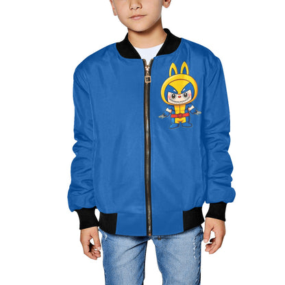🧥🔥 “Too Cool for Recess!” Labubu Kid’s Bomber Jacket - Kid's Bomber Jacket