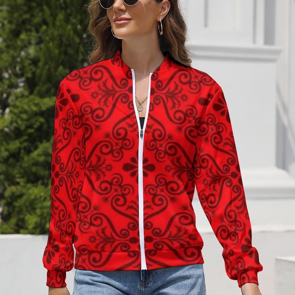 Women's Long Sleeve Zipper Jacket (10 Options) - KSC's Limited Edition Designer Collections