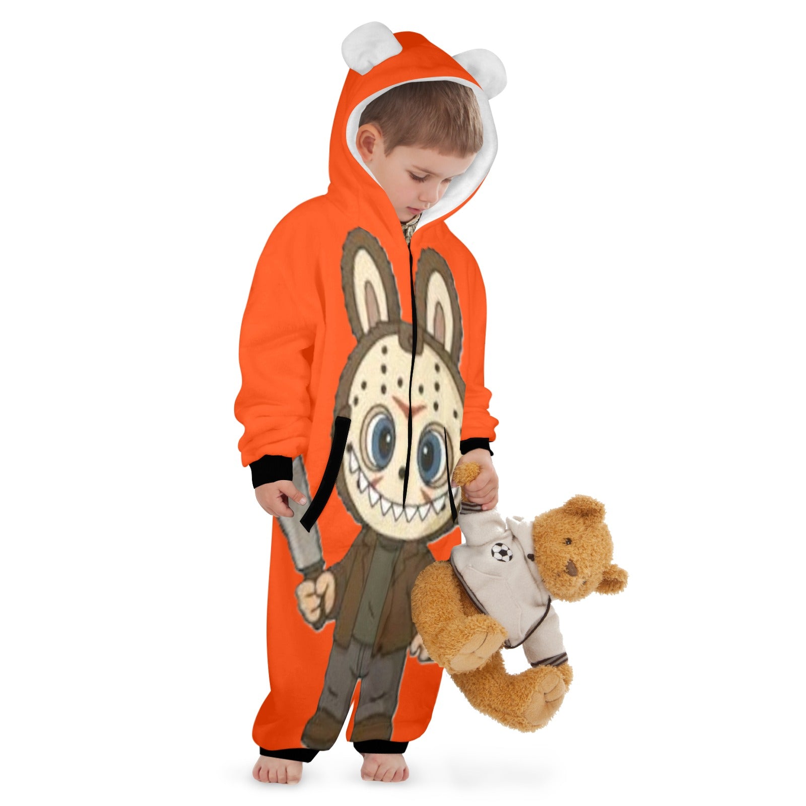 KSC's Halloween Exclusive Little Kids Unisex Onesie Labubu Jason Friday 13th