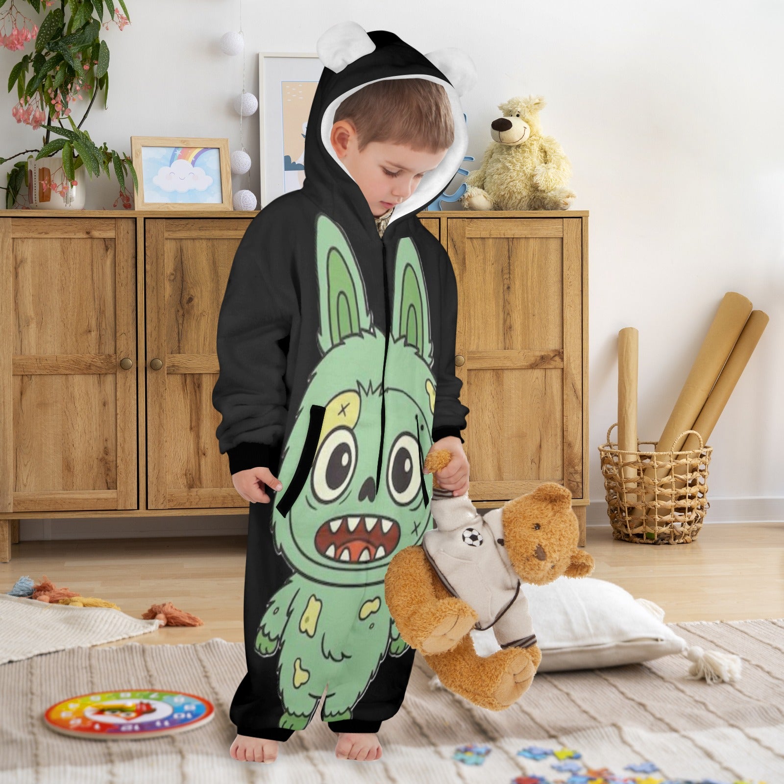 KSC's Halloween Exclusive Little Kid Unisex Onesie Labubu Zombie