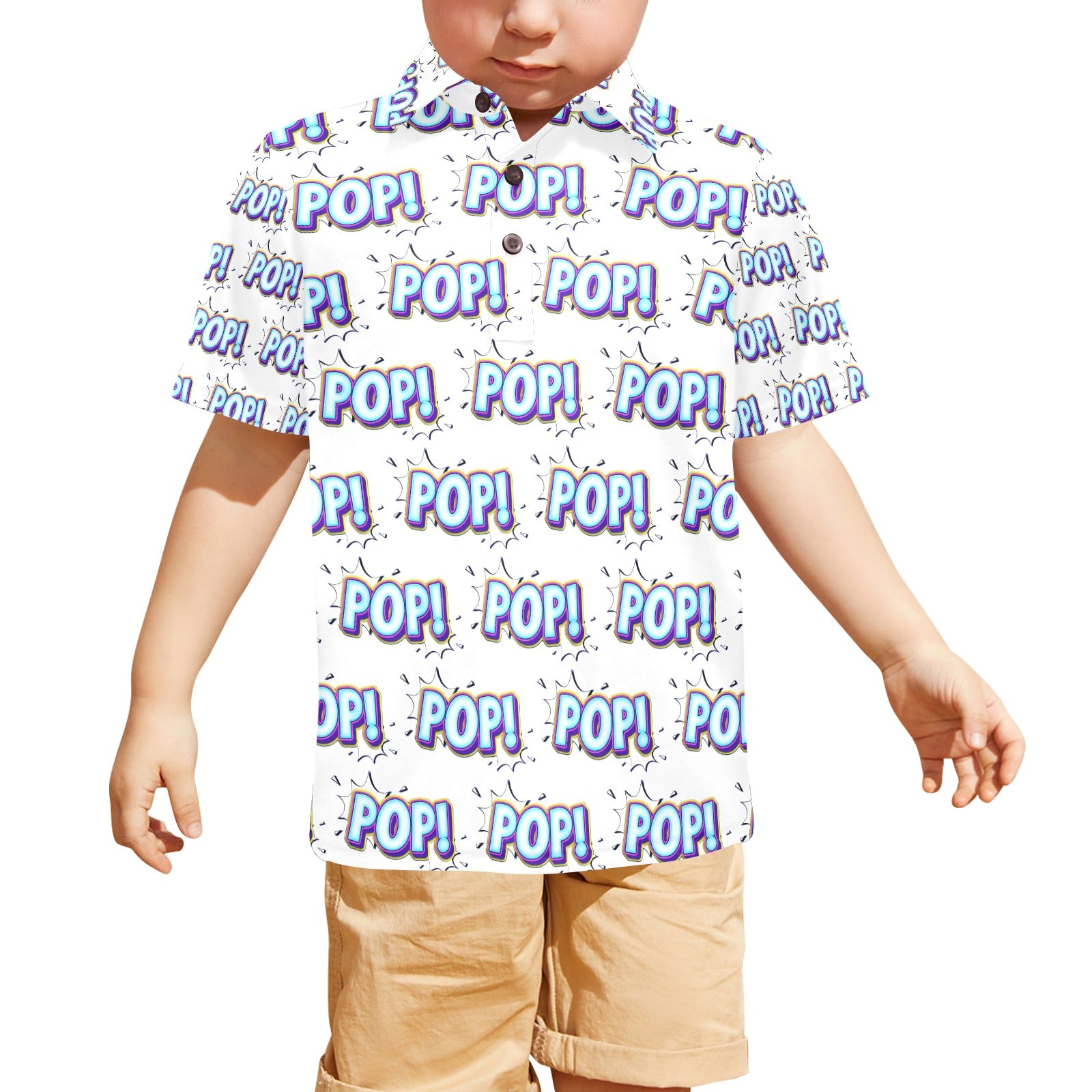 KSC's Exclusive Designs Little Boys' Polo Shirt T55 - 10 Options Inside