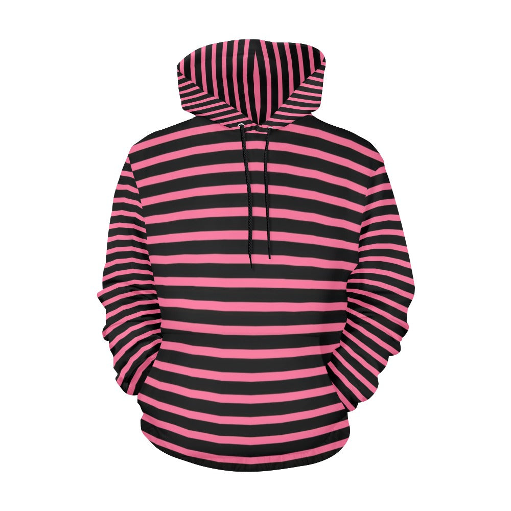 KSC's Exclusive Women's Stripe Design Hoodies Collection (10 Options) Hoodie (Model H13)