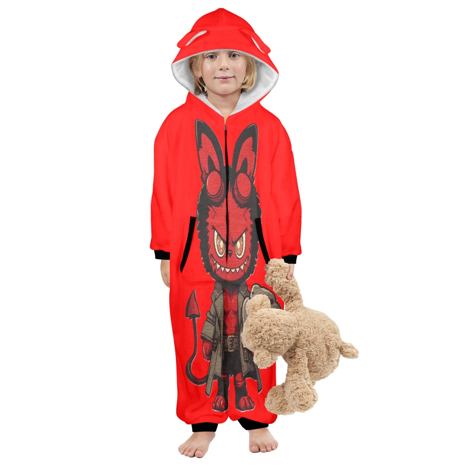 KSC's Halloween Exclusive Little Kids Unisex Onesie LabubuHellboy