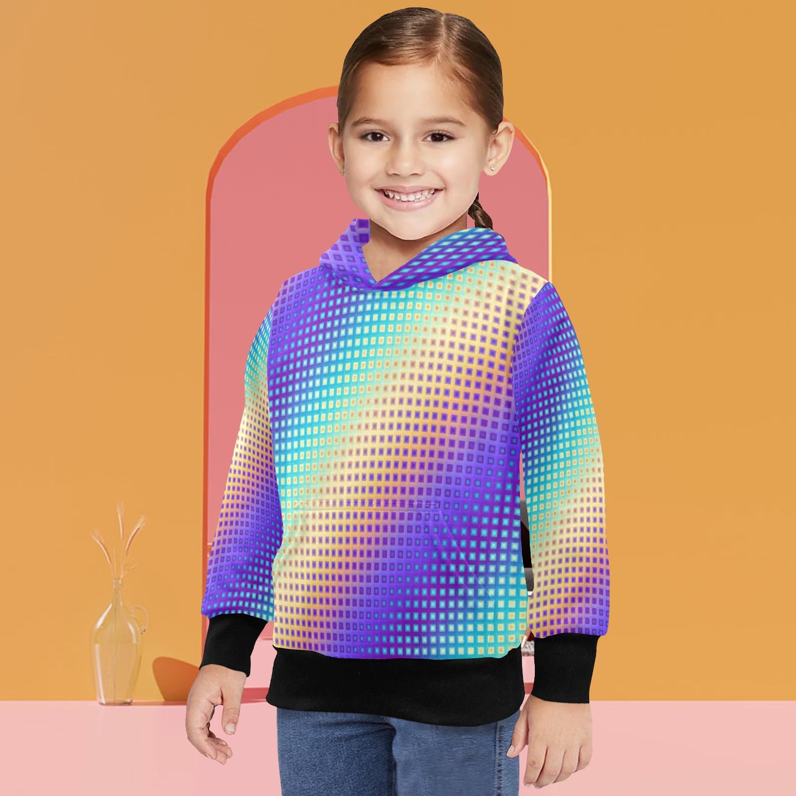 KSC's Exclusive Designs Little Girls' Long Sleeve Hoodie - Little Girls' Long Sleeve Hoodie