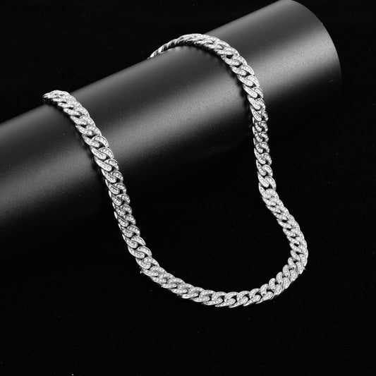 Silver Cuban Chain CREW 8 MM Cuban Chain | 970721