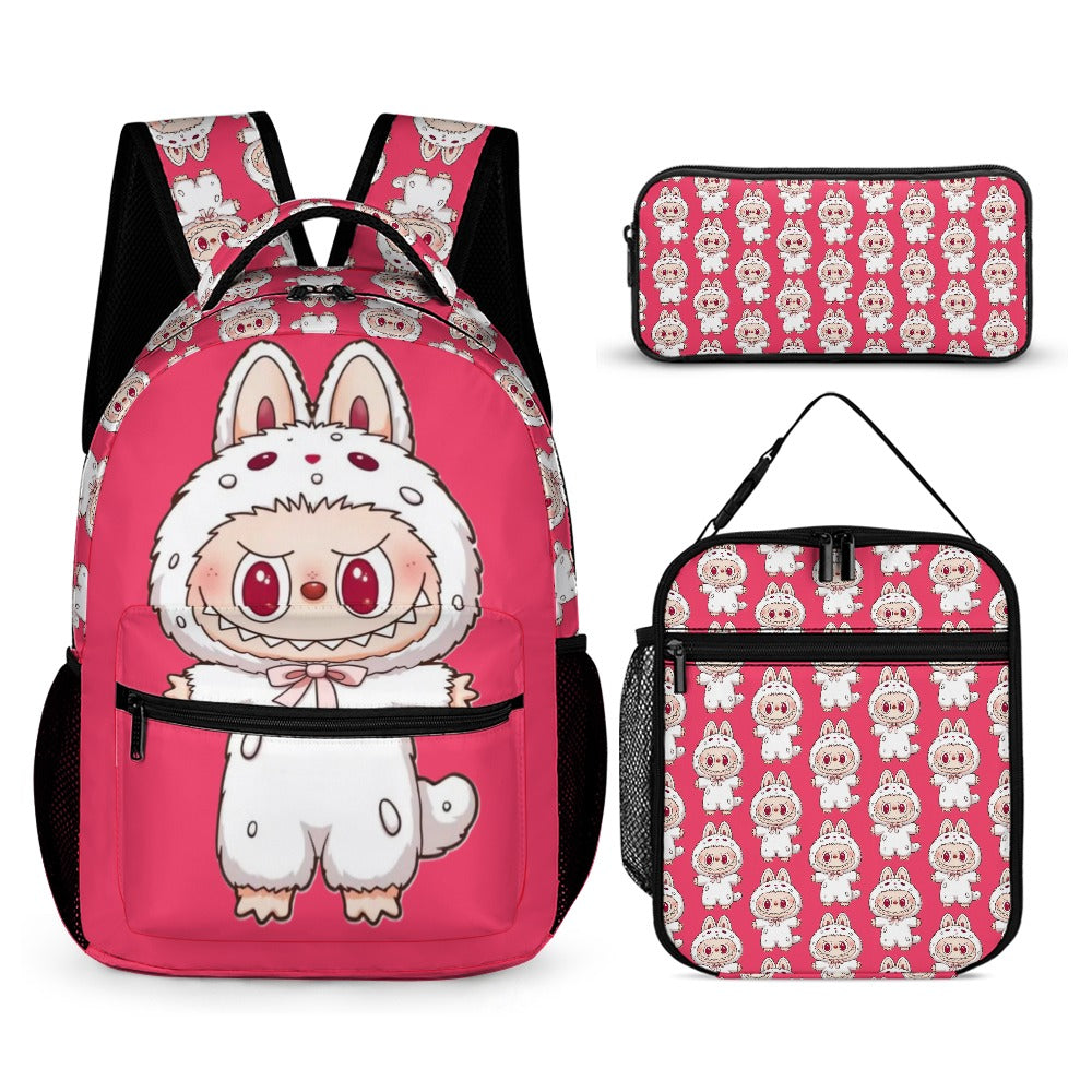 Cutest Exclusive Labubu Backpack Bundles, Three piece set combination - 10 different options to choose from!