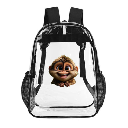 KSC's Custom Designs On Transparent Bag 17 inch New