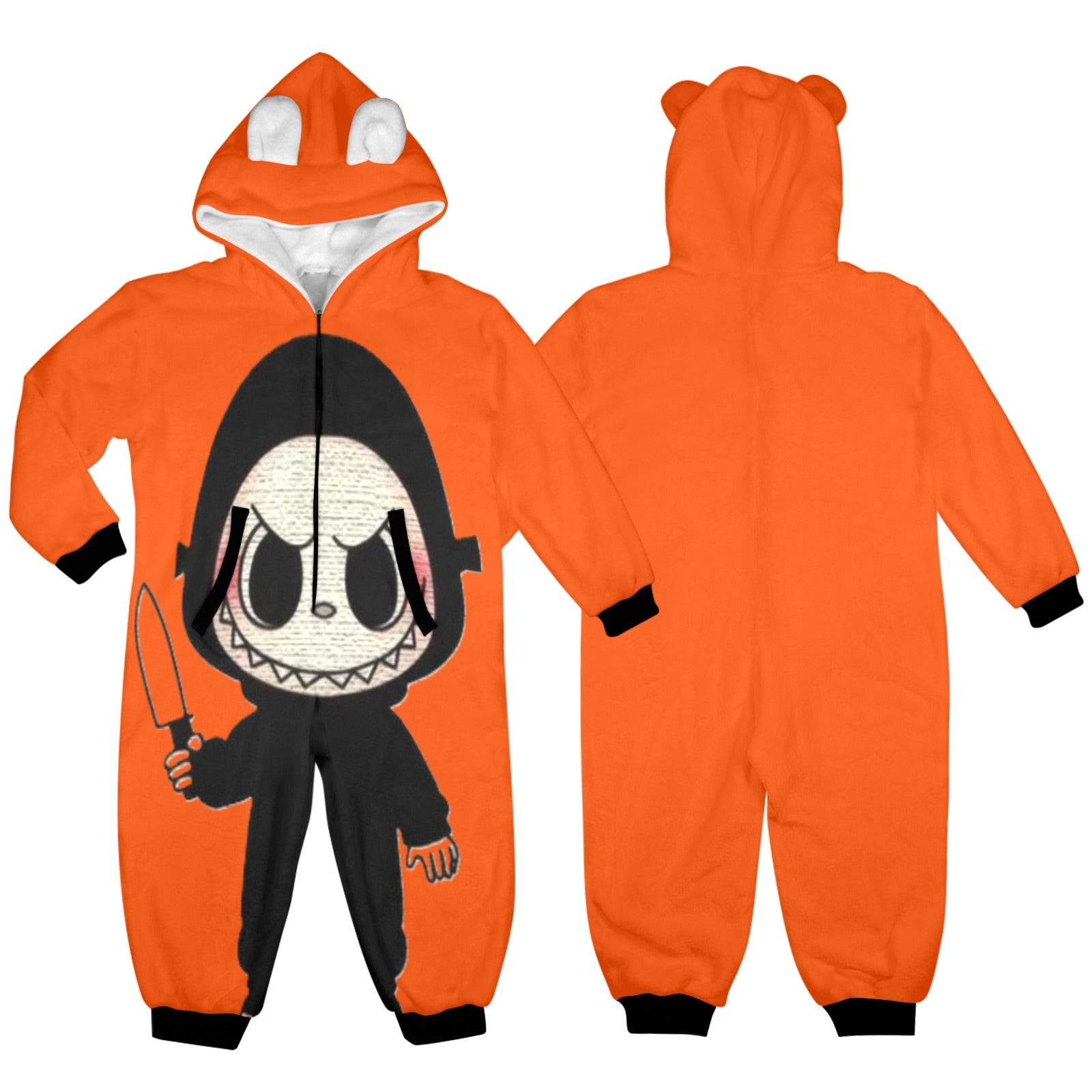 KSC's Halloween Exclusive Little Kid Unisex Onesie Labubu Ghost Face Design 5