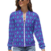 Women's Long Sleeve Zipper Jacket (10 Options) - KSC's Limited Edition Designer Collections