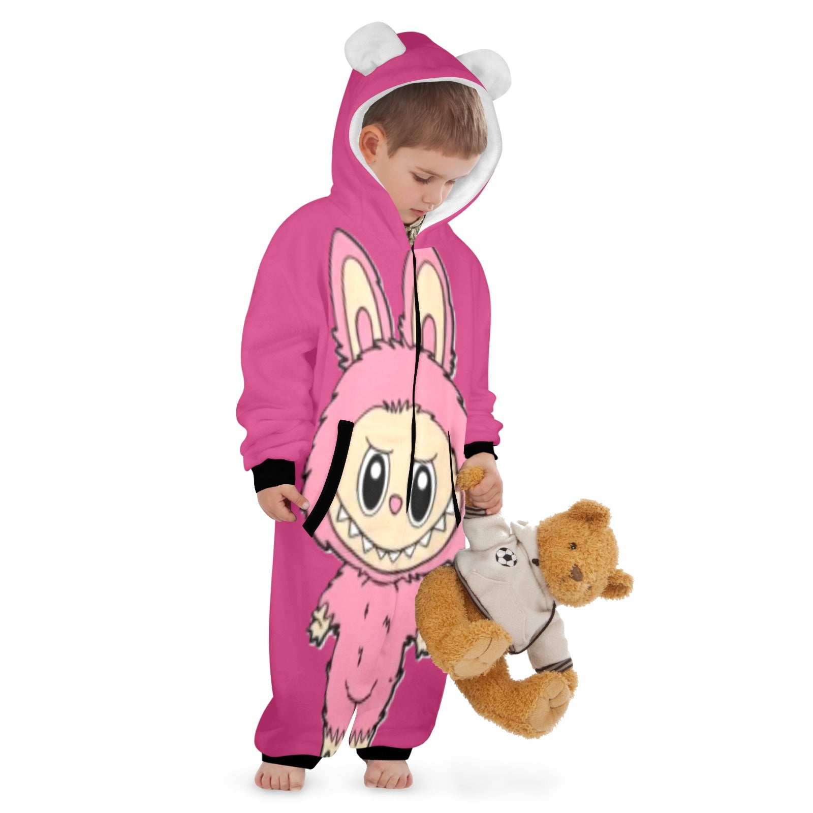 KSC's Exclusive Labubu Little Kids Onesies (2 to 7 Years Old) - Pink Labubu