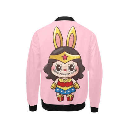 🧥🔥 “Too Cool for Recess!” Labubu Kid’s Bomber Jacket - Kid's Bomber Jacket