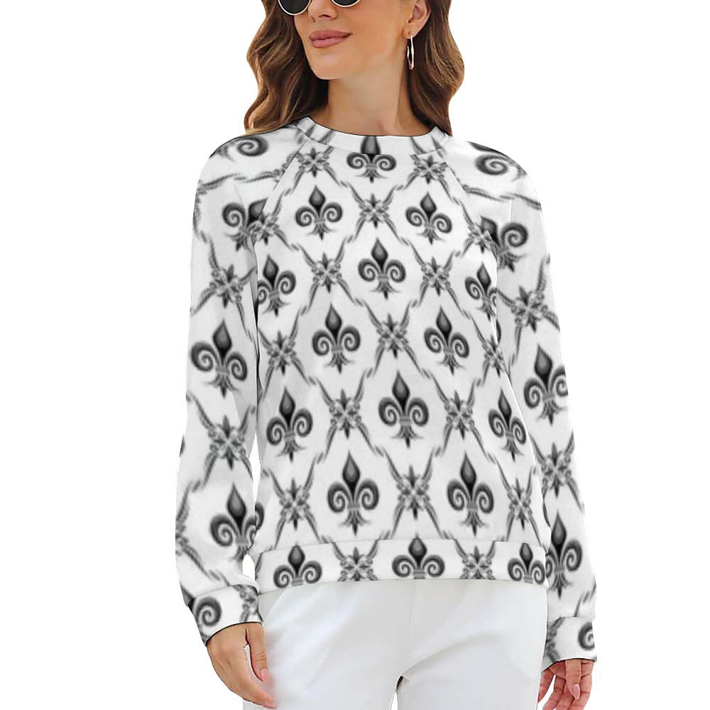 Raglan round neck KSC's Exclusive Women's Sweater Collection (10) Designs/Styles - Raglan round neck sweater