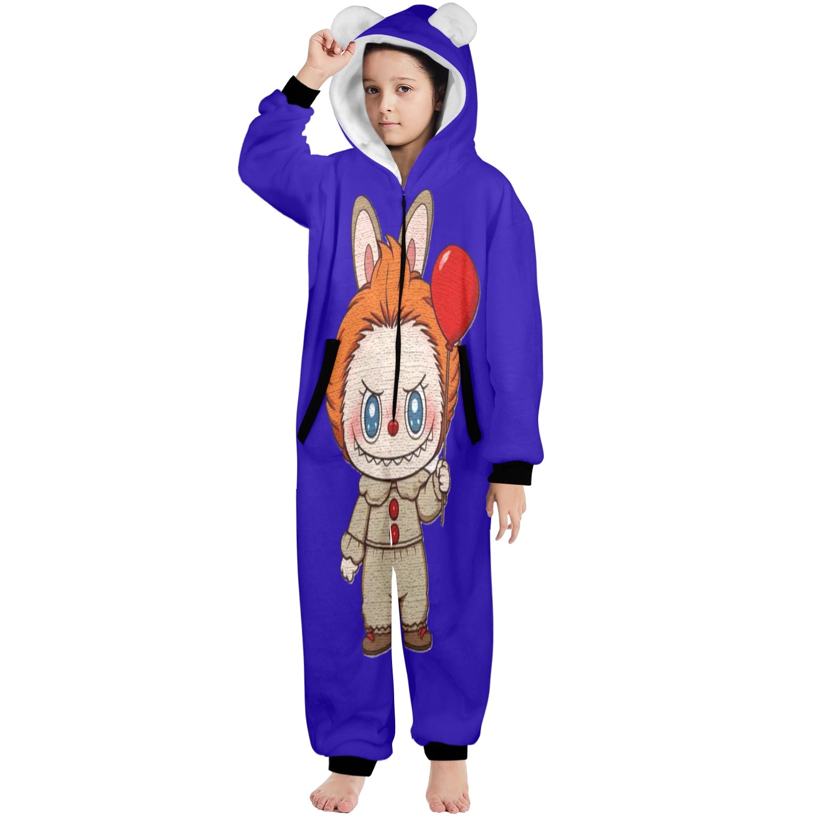 KSC's Halloween Big Kids Onesies Unisex (8 to 15 Years) It Clown Labubu