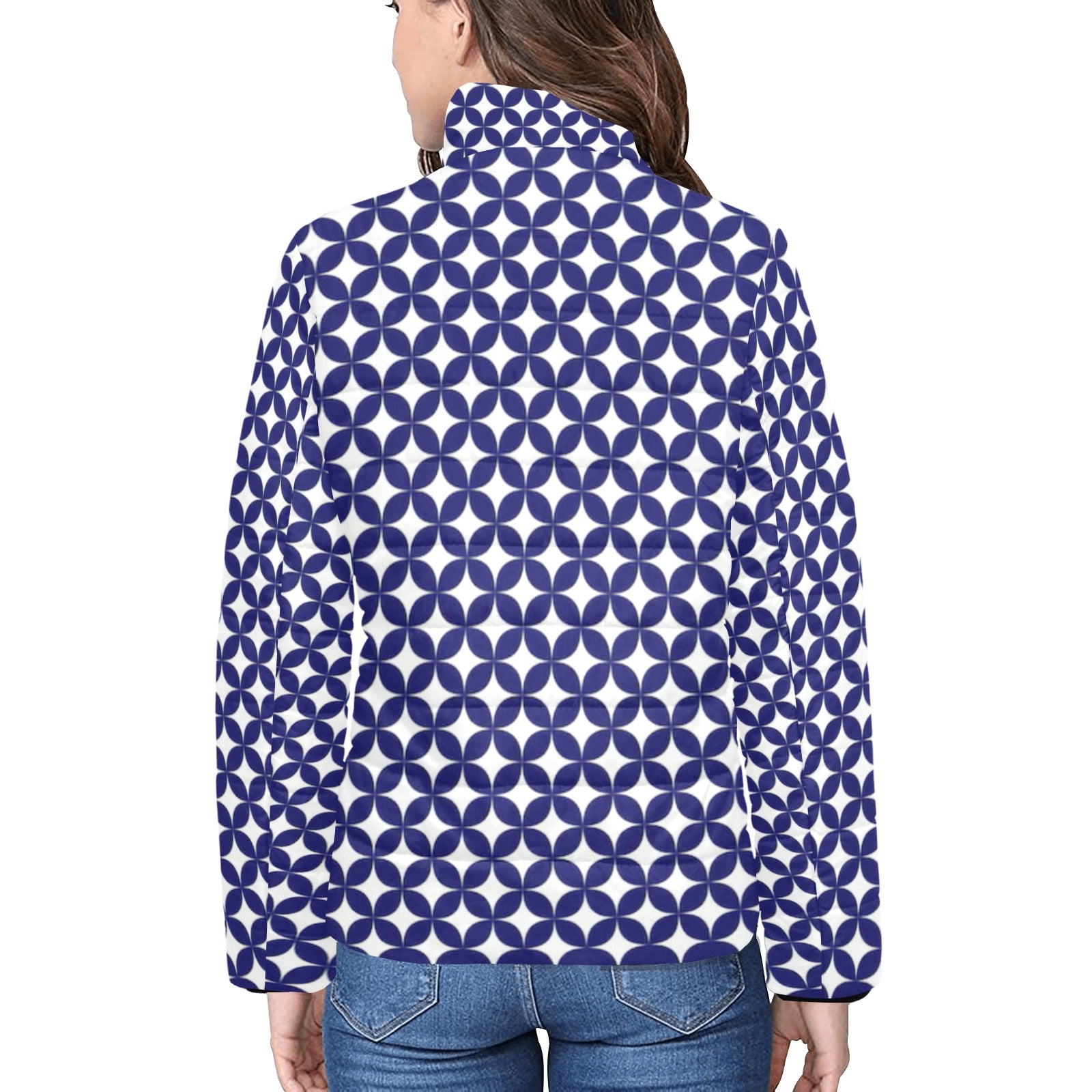 KSC's Exclusive  Women's Stand Collar Padded Jackets (10) Designs/Styles - Women's stand collar padded jacket(H41)