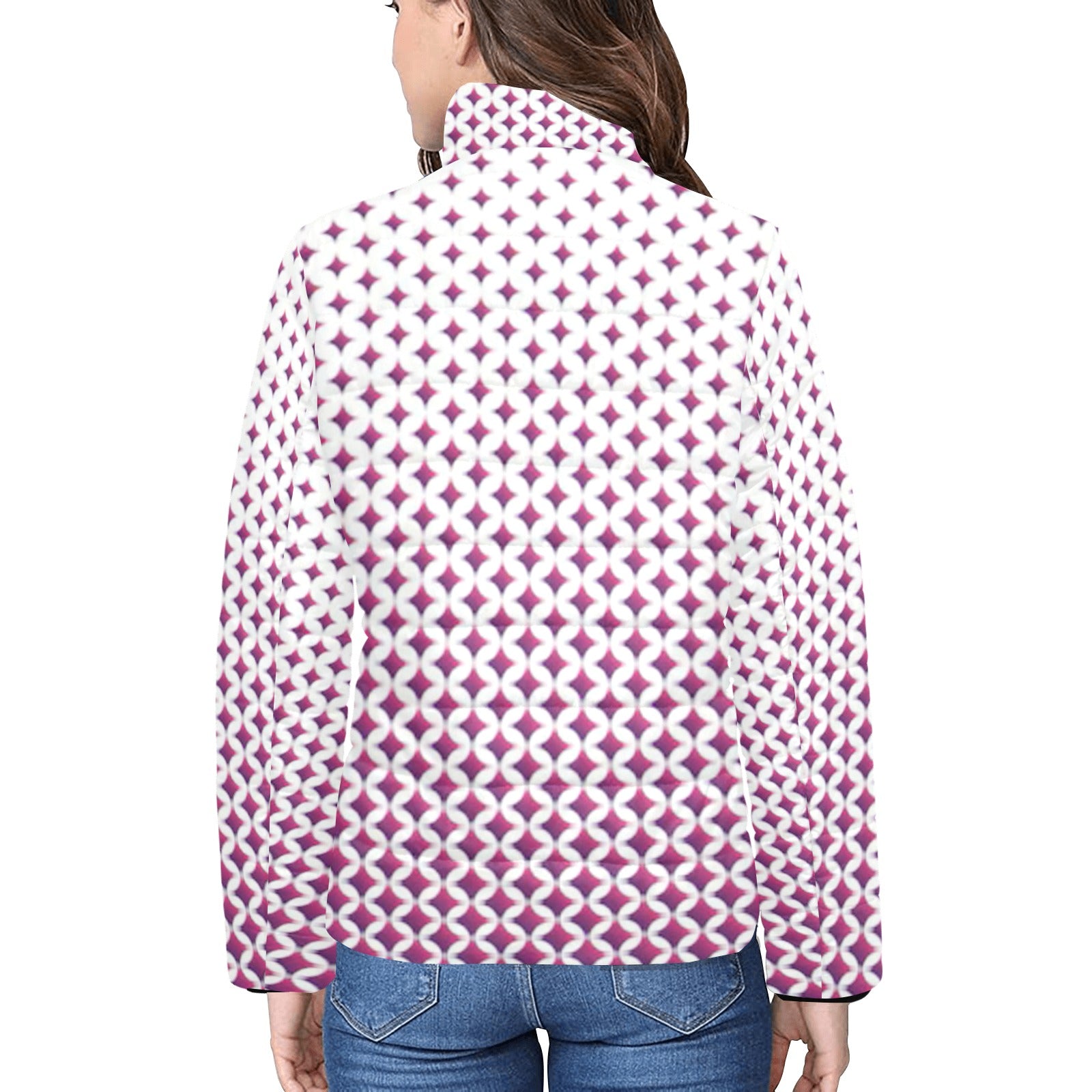 KSC's Exclusive  Women's Stand Collar Padded Jackets (10) Designs/Styles - Women's stand collar padded jacket(H41)