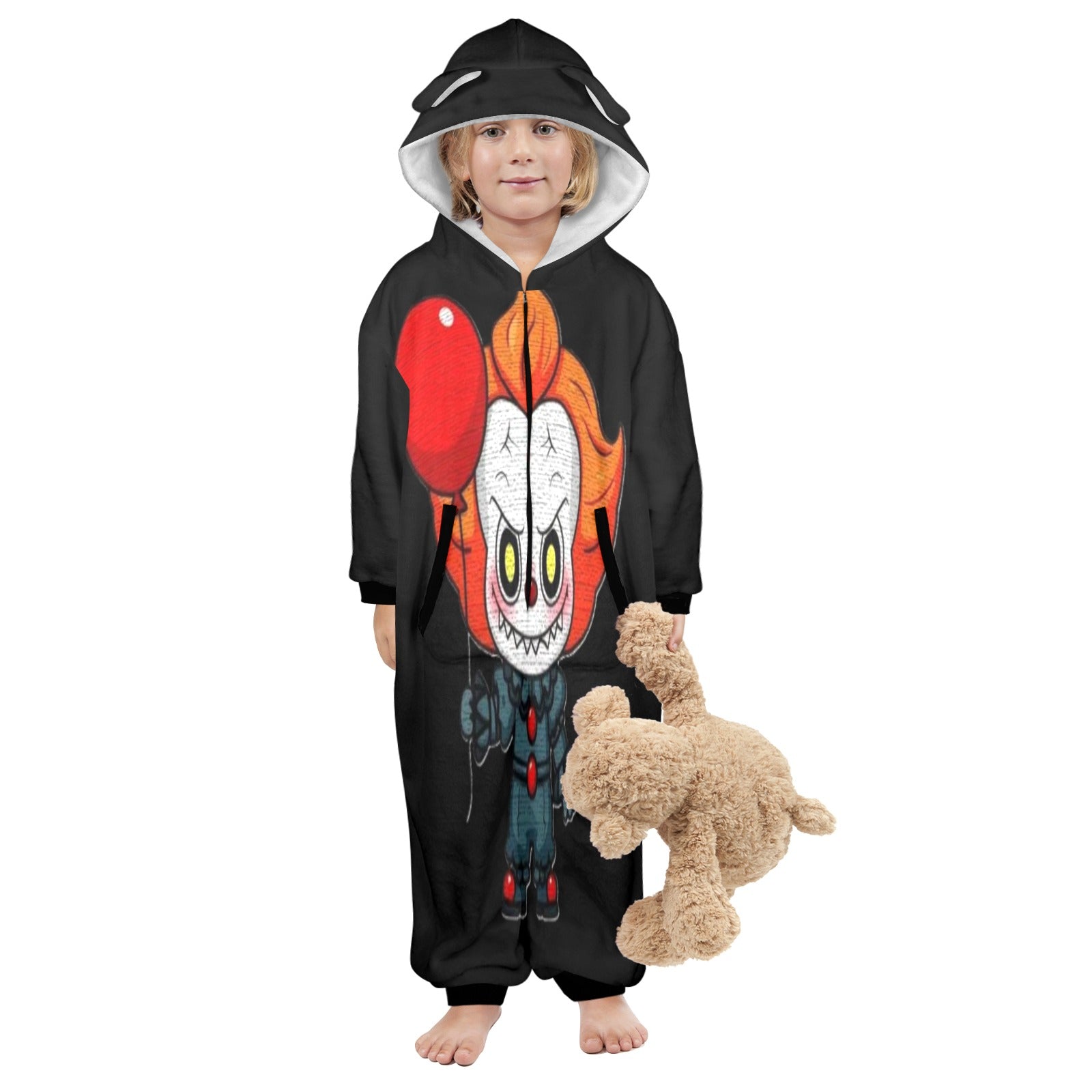 KSC's Exclusive Halloween Penny Clown Labubu Little Kid Unisex Onesie 2 to 7 years old