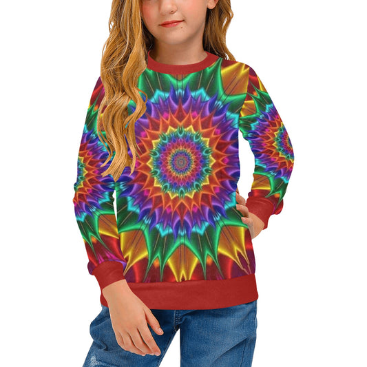 KSC's Designs Girl's Crew Neck Sweaters