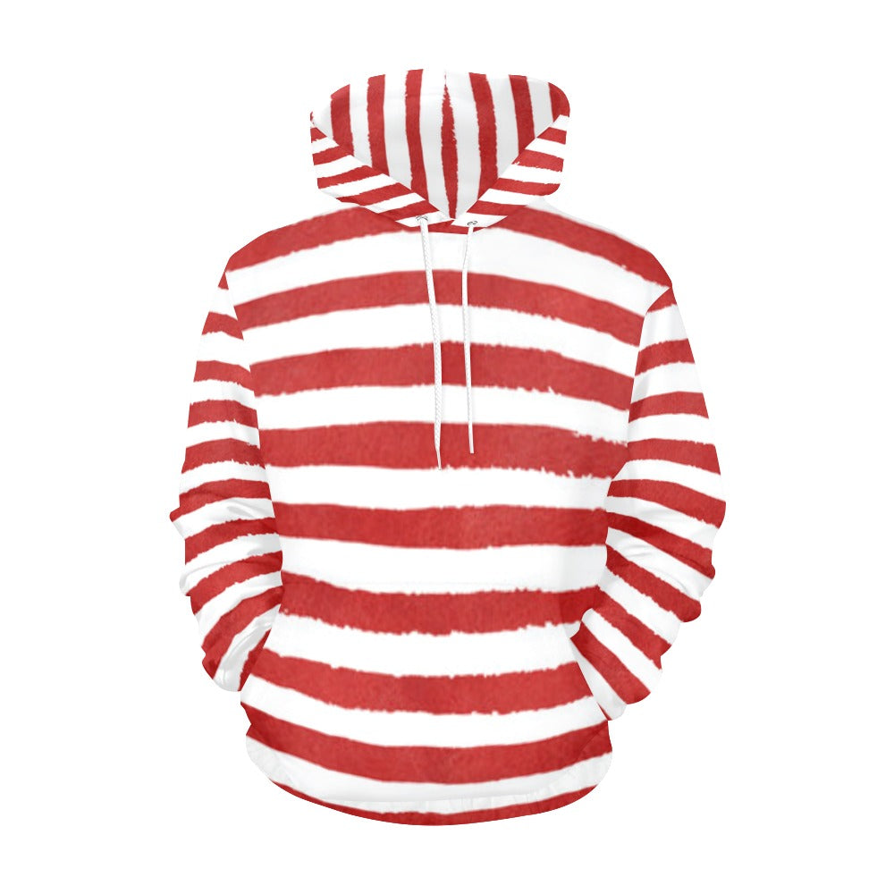 KSC's Exclusive Women's Stripe Design Hoodies Collection (10 Options) Hoodie (Model H13)