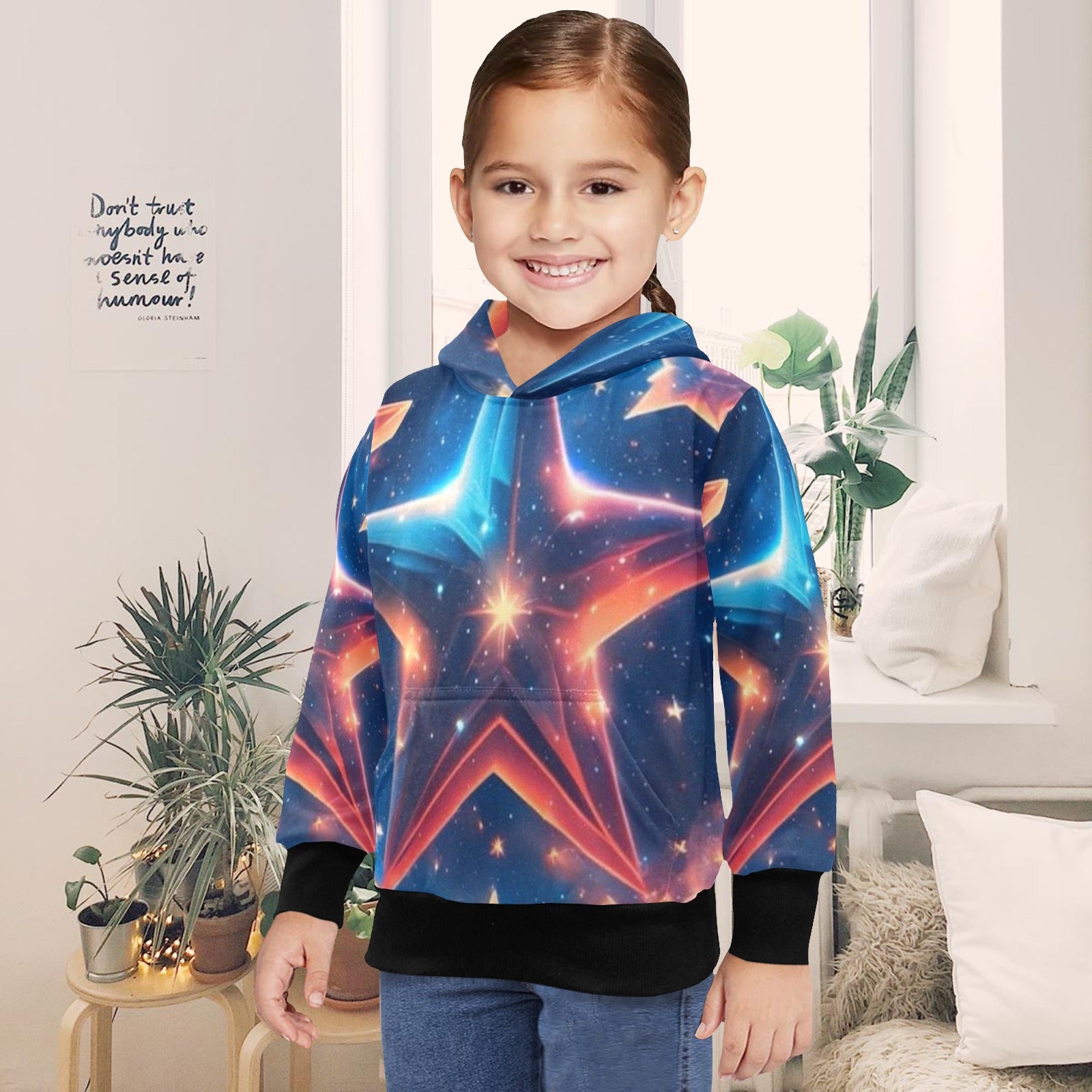 KSC's Exclusive Designs Little Girls' Long Sleeve Hoodie - Little Girls' Long Sleeve Hoodie