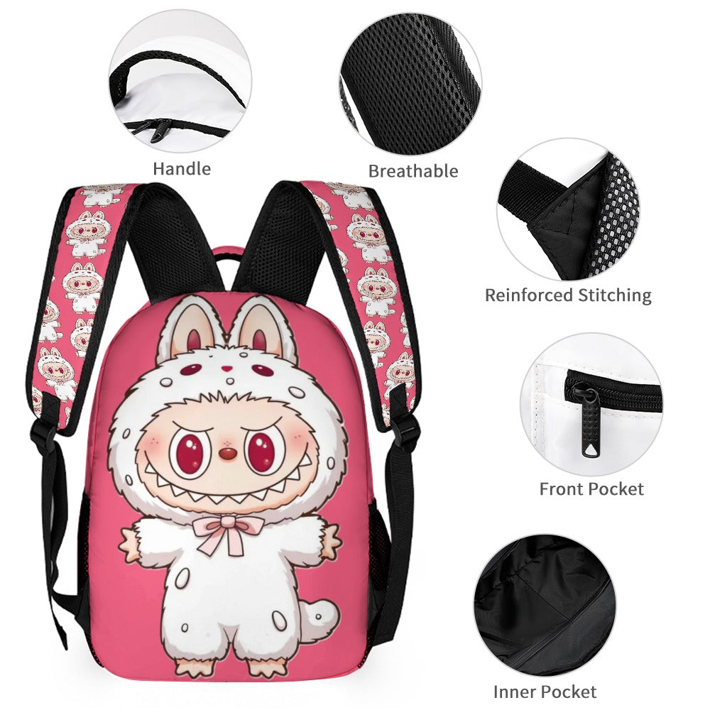 Cutest Exclusive Labubu Backpack Bundles, Three piece set combination - 10 different options to choose from!