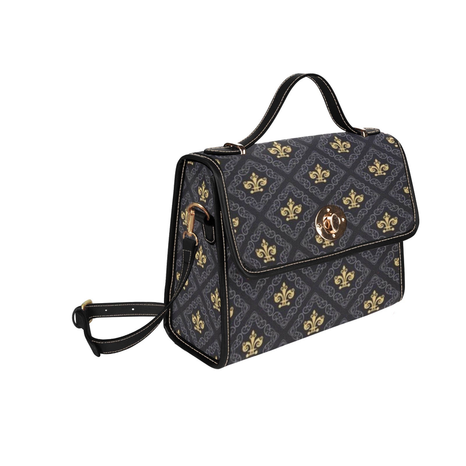 KSC's Custom Design's Hand Bag-Lock bags (black shoulder strap, black edging) - 10 Options -Awesome Deal
