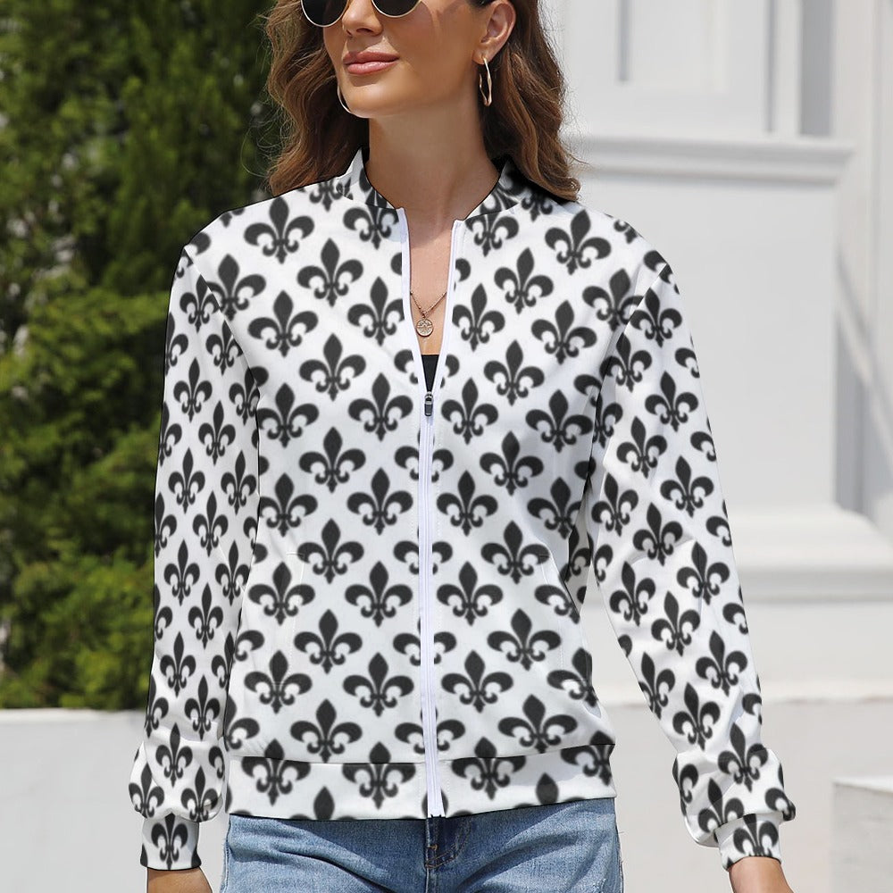 Women's Long Sleeve Zipper Jacket (10 Options) - KSC's Limited Edition Designer Collections