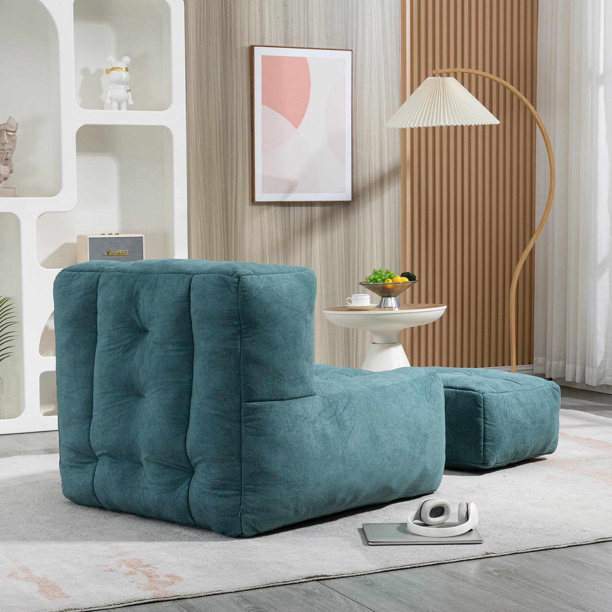 Fluffy bean bag chair, comfortable bean bag for adults and children,