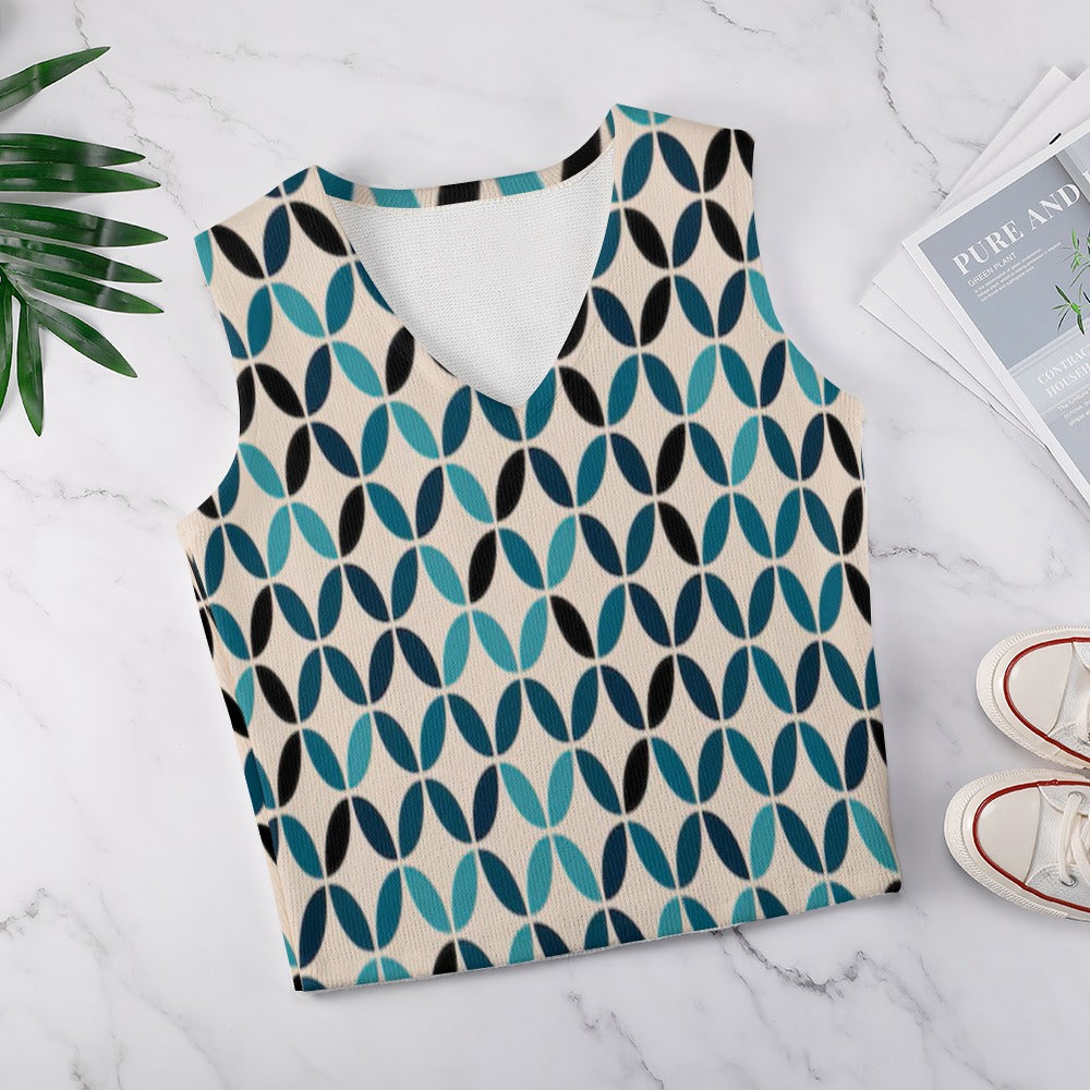 KSC's Custom Vest Designs Women's Long Sleeve Button Knit Vest