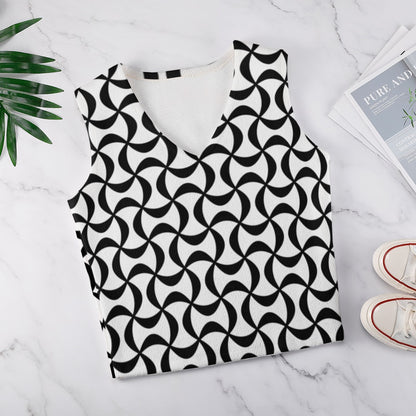 KSC's Custom Vest Designs Women's Long Sleeve Button Knit Vest