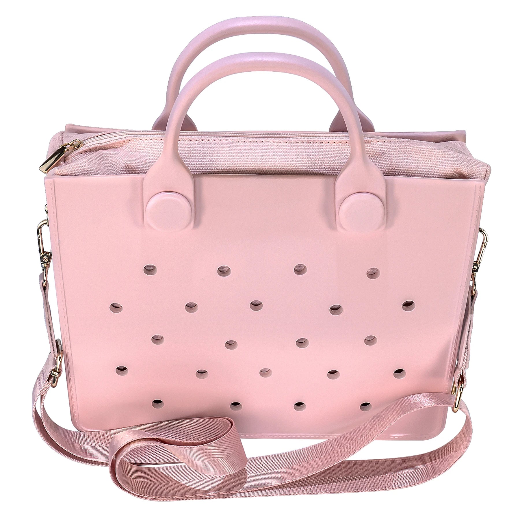 Waterproof EVA Handbag Punching Women's Tote Bags With Shoulder Strap for Women Hand Tote Bag Beach Bag