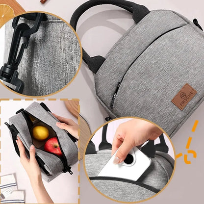 Large Opening Cooler Bag Portable Lunch Box Bag for Adults for Beach Use