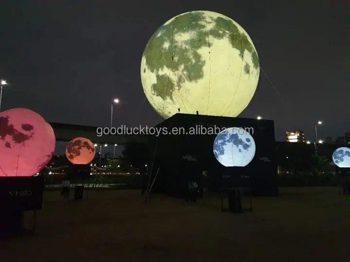 Best Choice Large Lighting Moon Event Inflatable Moon Festival Decoration