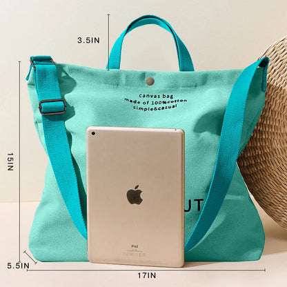 USA Warehouse Custom Large Beach Gift Shopping Handle Blank Sublimation Tote Handle Cotton Canvas Bag